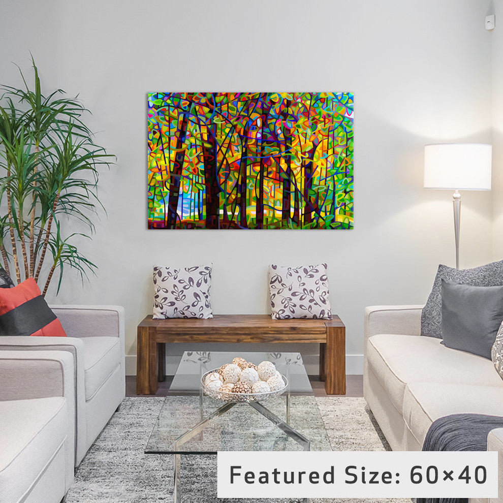 "Standing Room Only Gallery" by Mandy Budan, 26x18x1.5"