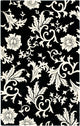 Safavieh Soho Soh212A Floral Rug, Black/Ivory, 3'6"x5'6"
