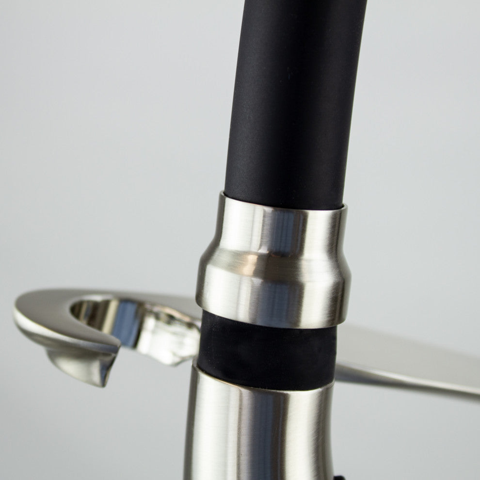 Transolid Organix Pull-Out Kitchen Faucet, Luxe Stainless