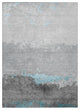 Machine Washable Indoor/Outdoor Chantille ACN1885 Teal 3' x 5' Rug