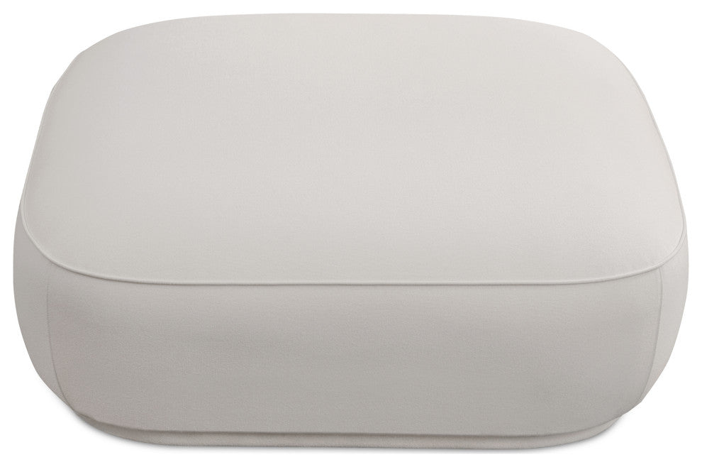Marion Square Ottoman White