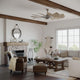Springer 12-Blade 60" Ceiling Fan, Antique Nickel