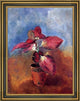 Odilon Redon Begonia in a Pot Framed Premium Canvas Print, 21"x28"