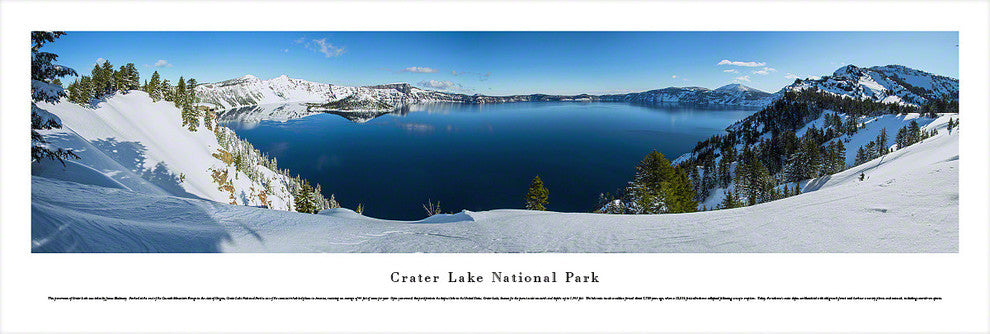 Crater Lake National Park, Winter, Unframed