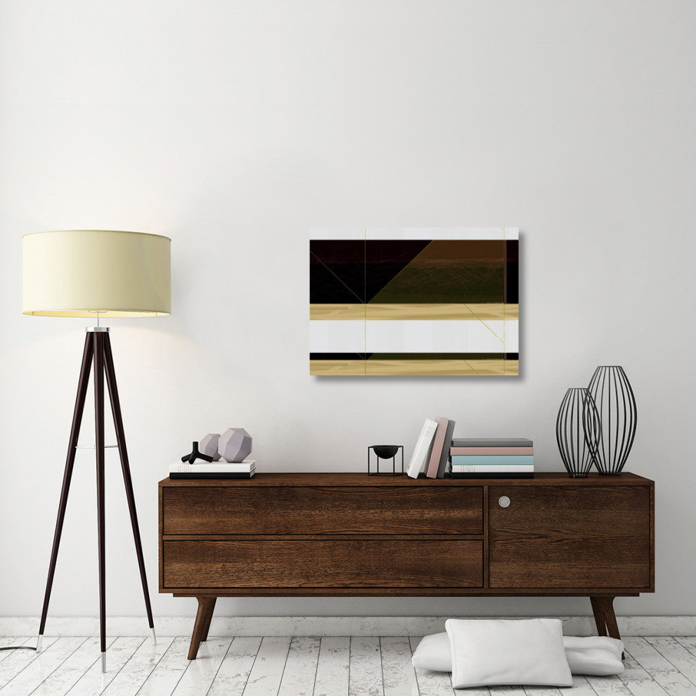 "Abstract  Brown And White" Fine Art Print