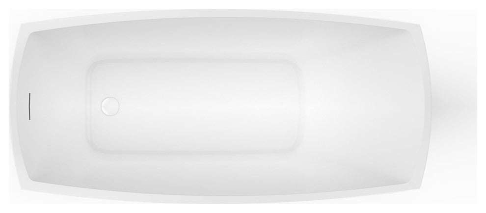 Yori 59" Bathtub, Black