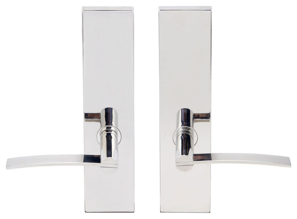 Horizon Lever, Tubular Passage, Polished Stainless Steel, 2-3/4" Backset