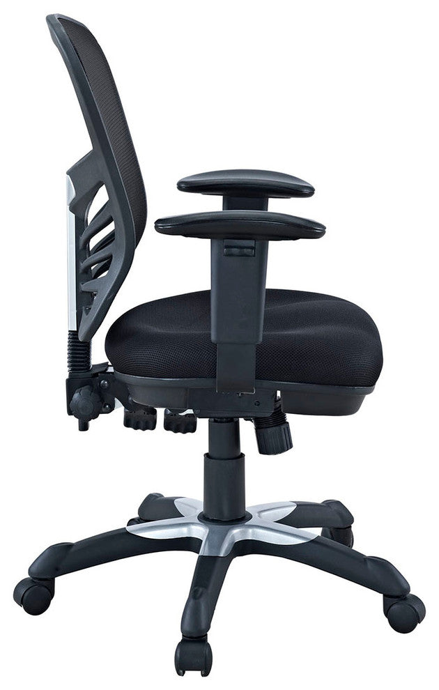 Cool Office Desk Chair, "Summit", Black