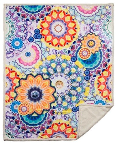 Large Extra Plush Sherpa Throw Blanket 68X54, Stardust