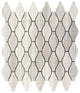 Oak Wave Mosaic Tile, White, 30 Sq. ft., 12"x12"
