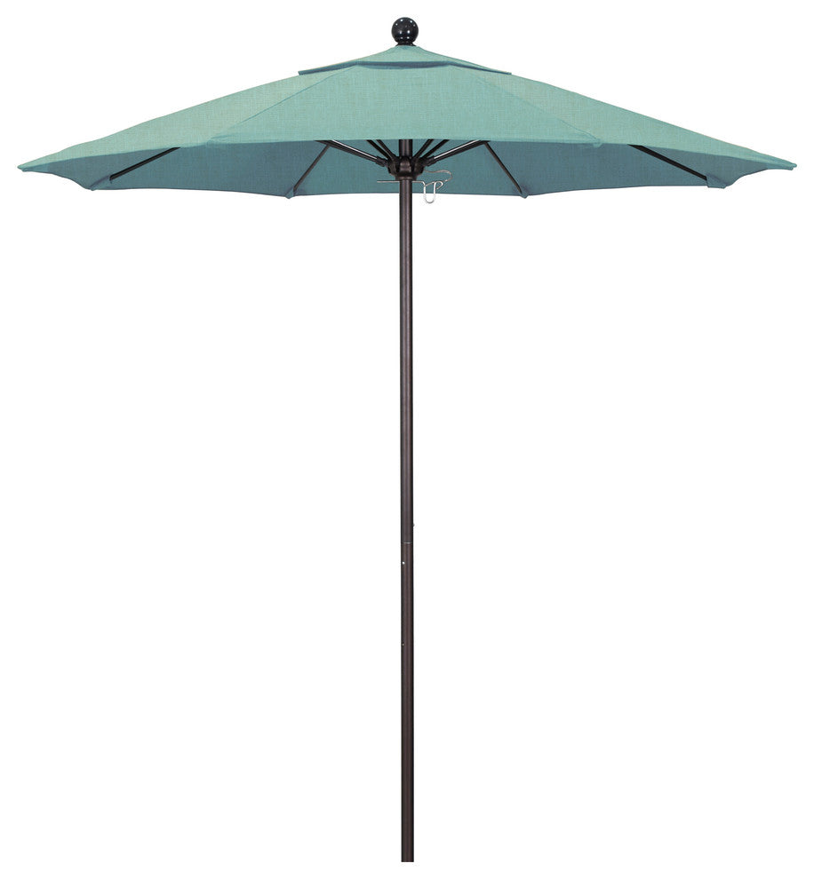 7.5' Fiberglass Umbrella Bronze, Sunbrella, Spa