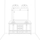 LaRue Framed Wall Mirror, Black, 36" X 48"