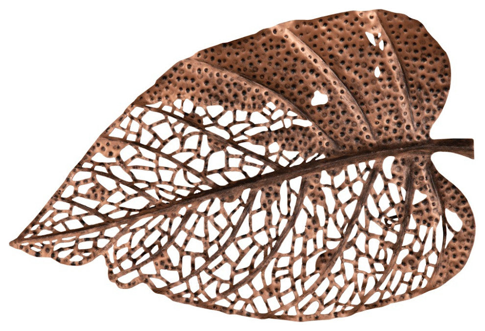Birch Leaf Wall Art, Copper, Small