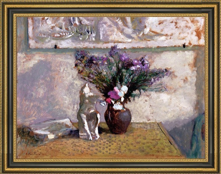 Edouard Vuillard Still Life with "Leda" Framed Premium Canvas Print, 21"x28"