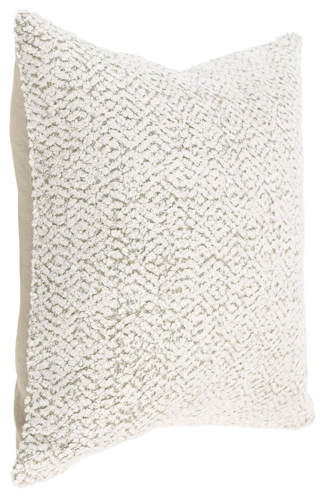 Maris 22" Cotton Linen Blend Throw Pillow