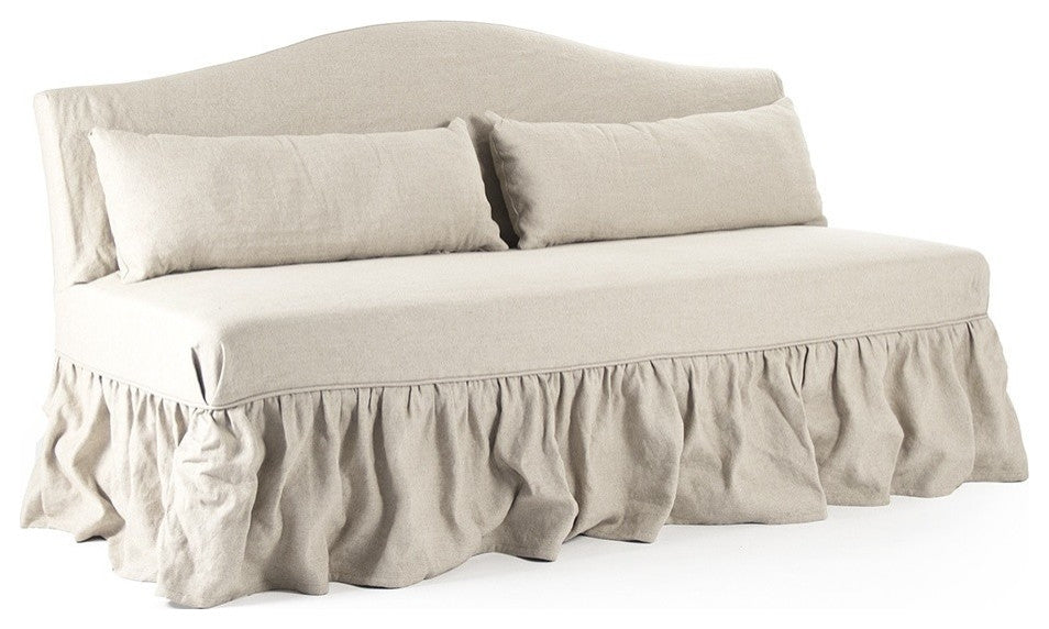 Jasper Bench, Natural Linen