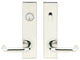 Munich Lever, Tubular Entry, Single Cylinder, RH, Polished Stainless Steel