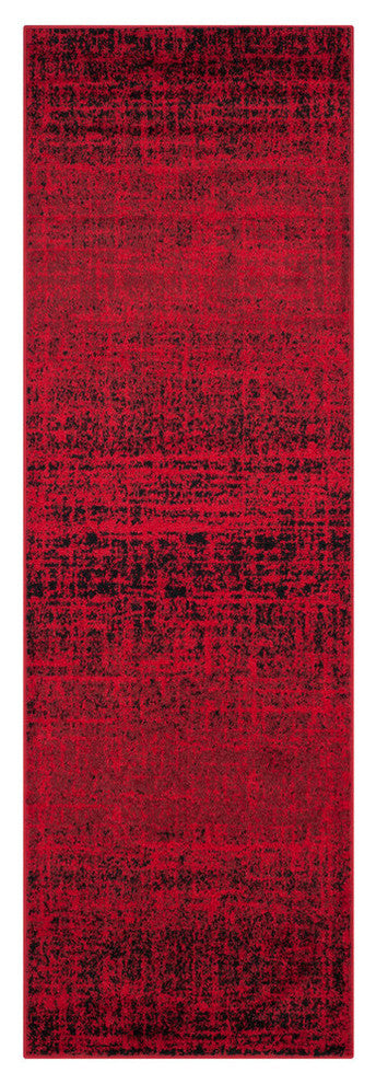 Safavieh Adirondack Collection, ADR116 Rug, Red/Black, 2'6"x8'