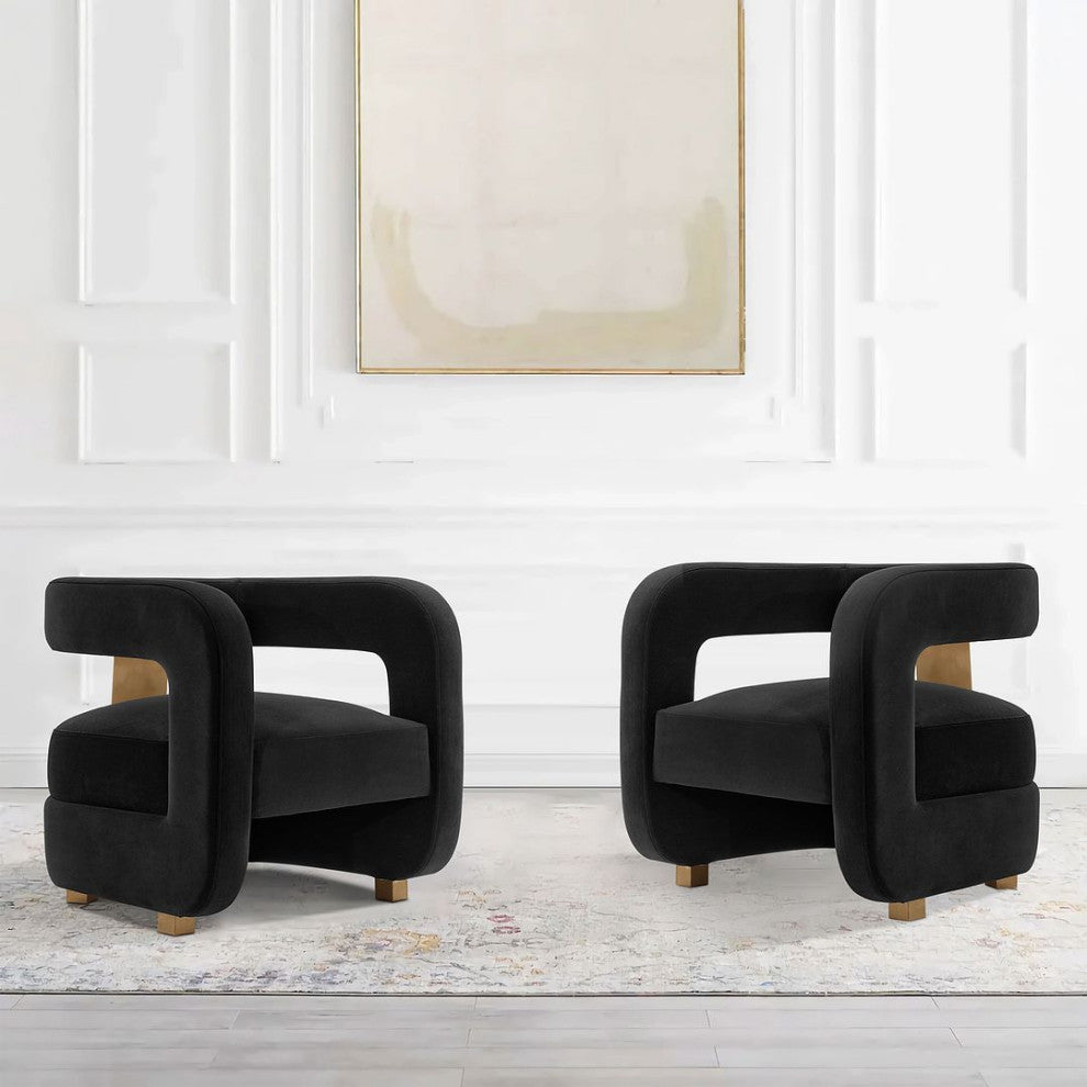 Manhattan Comfort Amirah Accent Chair, Set of 2