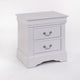 Louis Philippe III Nightstand, White