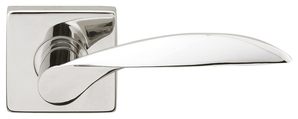Stratus Lever, Tubular Passage, Polished Stainless Steel, 2-3/8" Backset