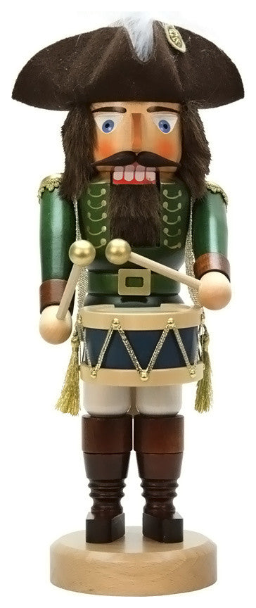 Christian Ulbricht Nutcracker- Green Drummer Glazed