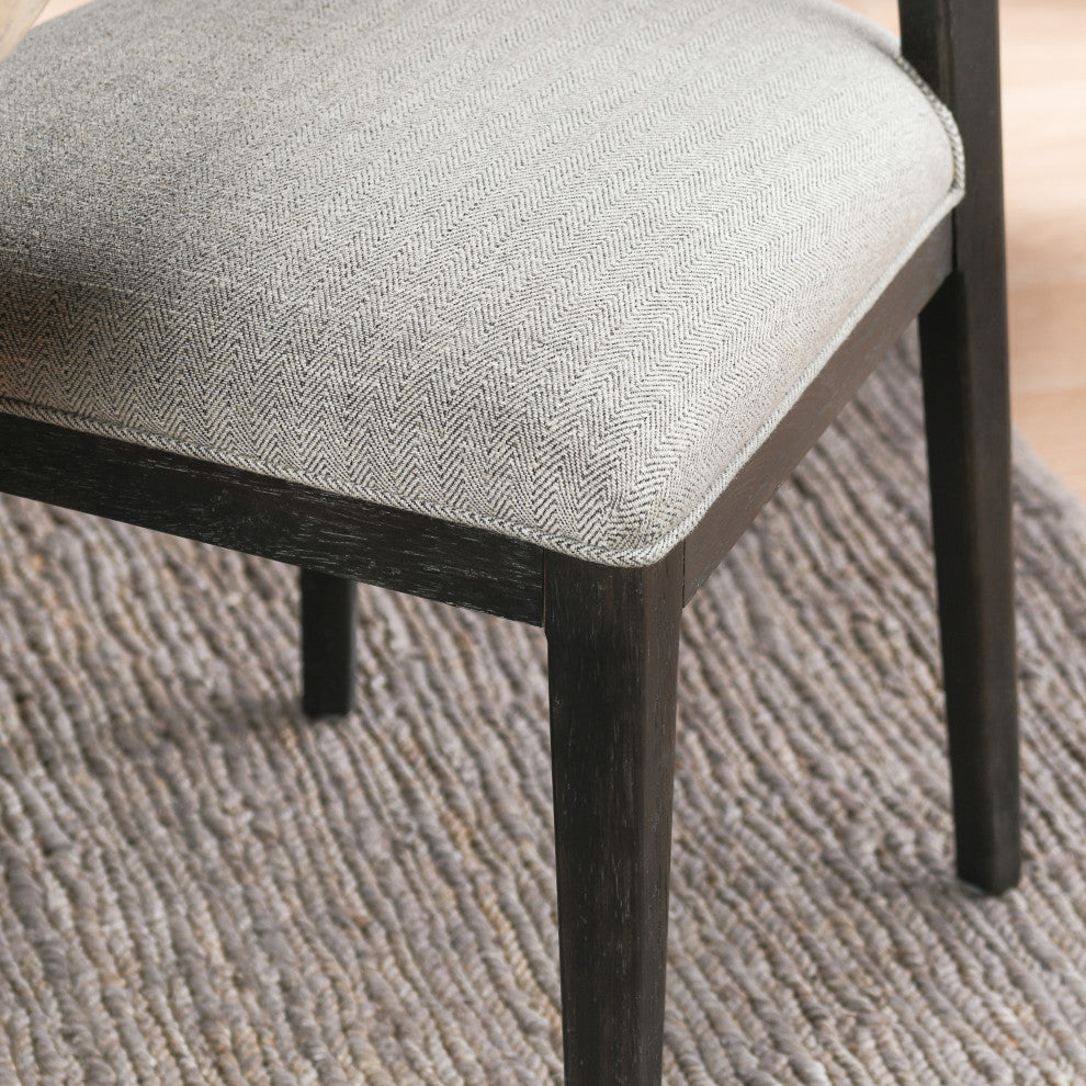 Phillip Upholstered Fabric Dining Chair, Set of 2, Sand