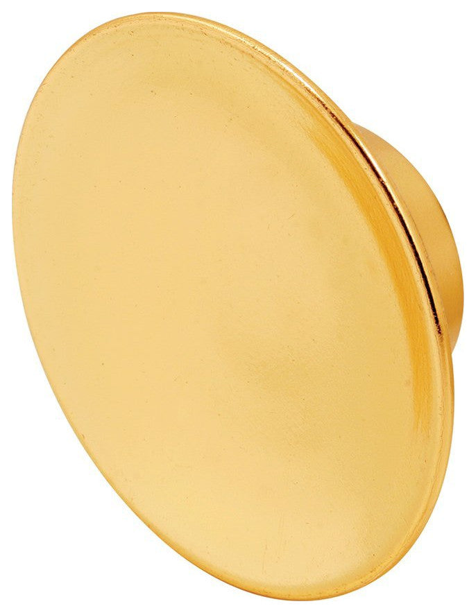 Slide-Co 161903 Bi-Fold Door Knob, Brass Plated Stamped Steel, 2-Pack