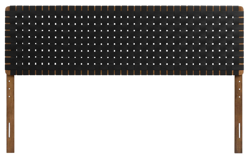 Sparta Weave King Vegan Leather Headboard