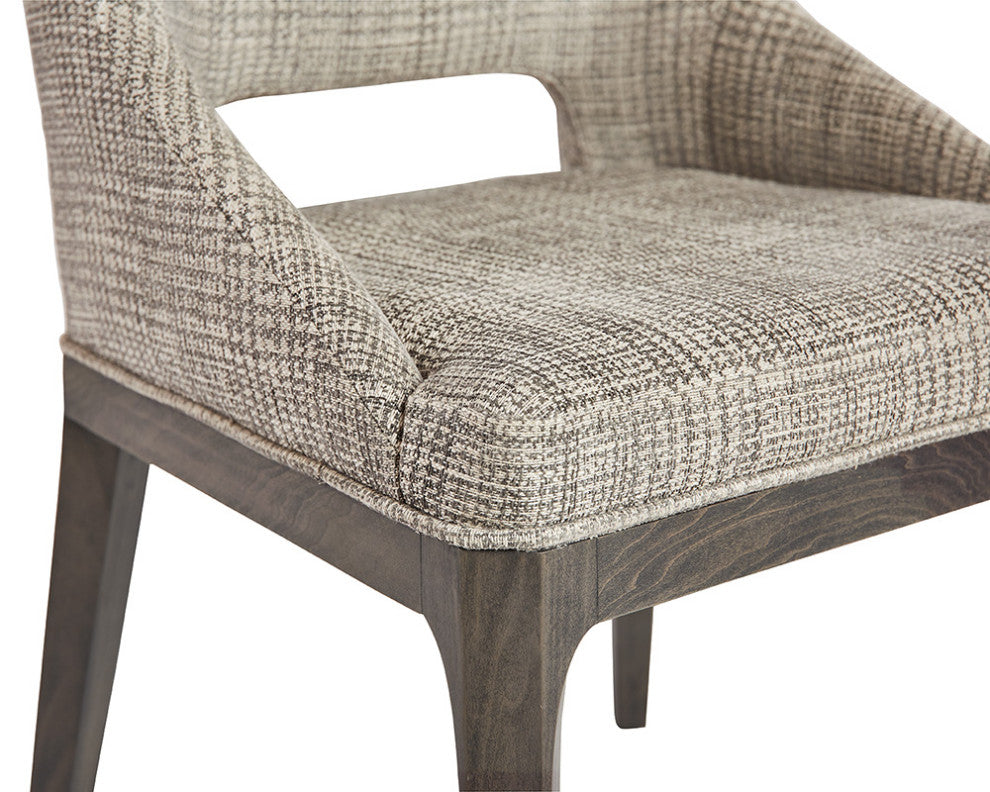Estrada Dining Chair Light Grey Oak Naya Check Light Grey, Grey