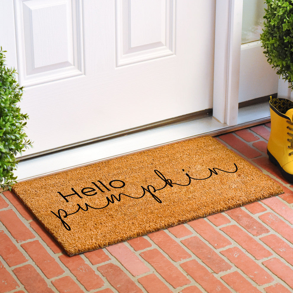 Calloway Mills Hello Pumpkin Doormat, 24" X 36"