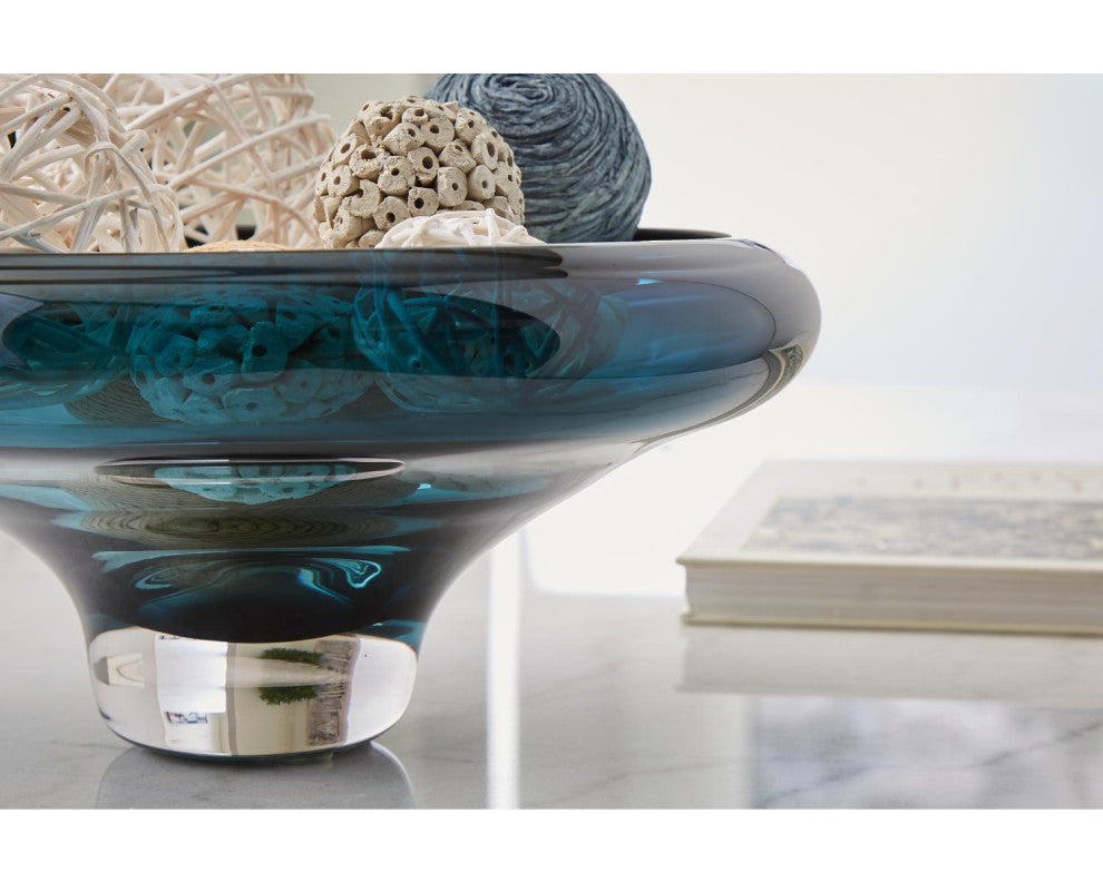 Vallborough Teal Blue Bowl