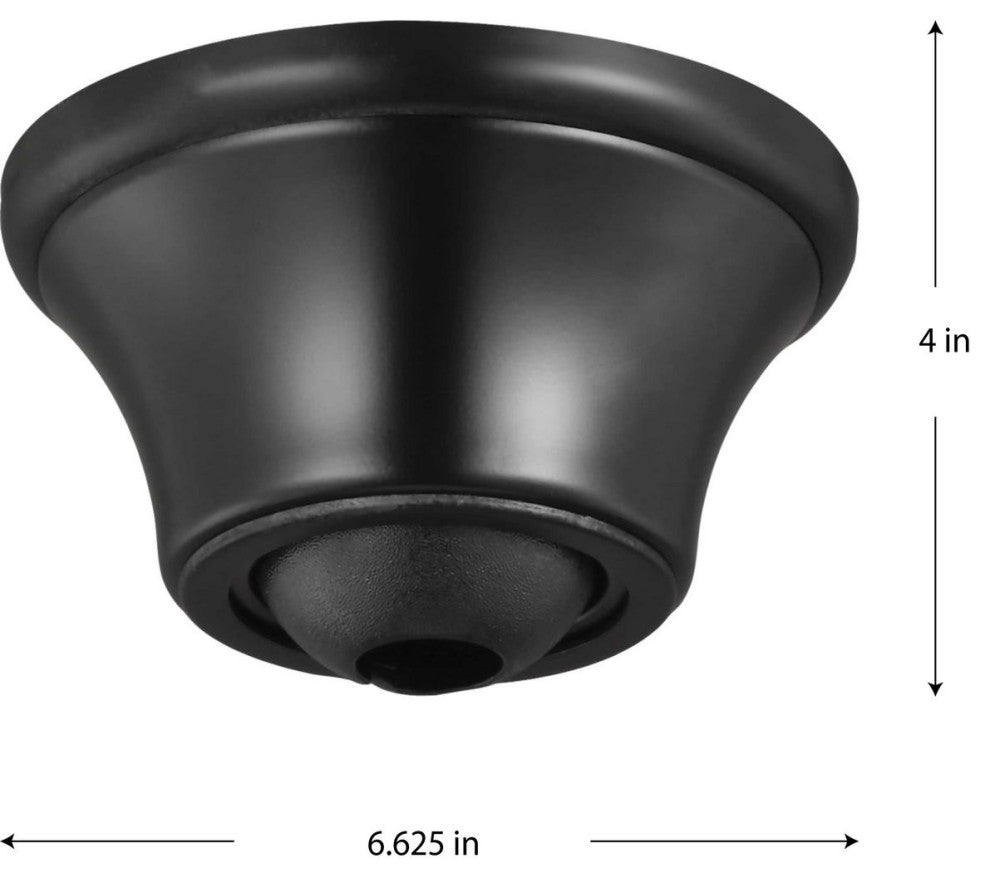 Matte Black Accessory Ceiling Fan Canopy