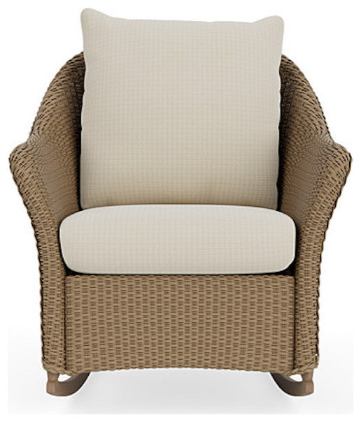 Lloyd Flanders Weekend Retreat Lounge Rocker, Fawn, Beach Natural