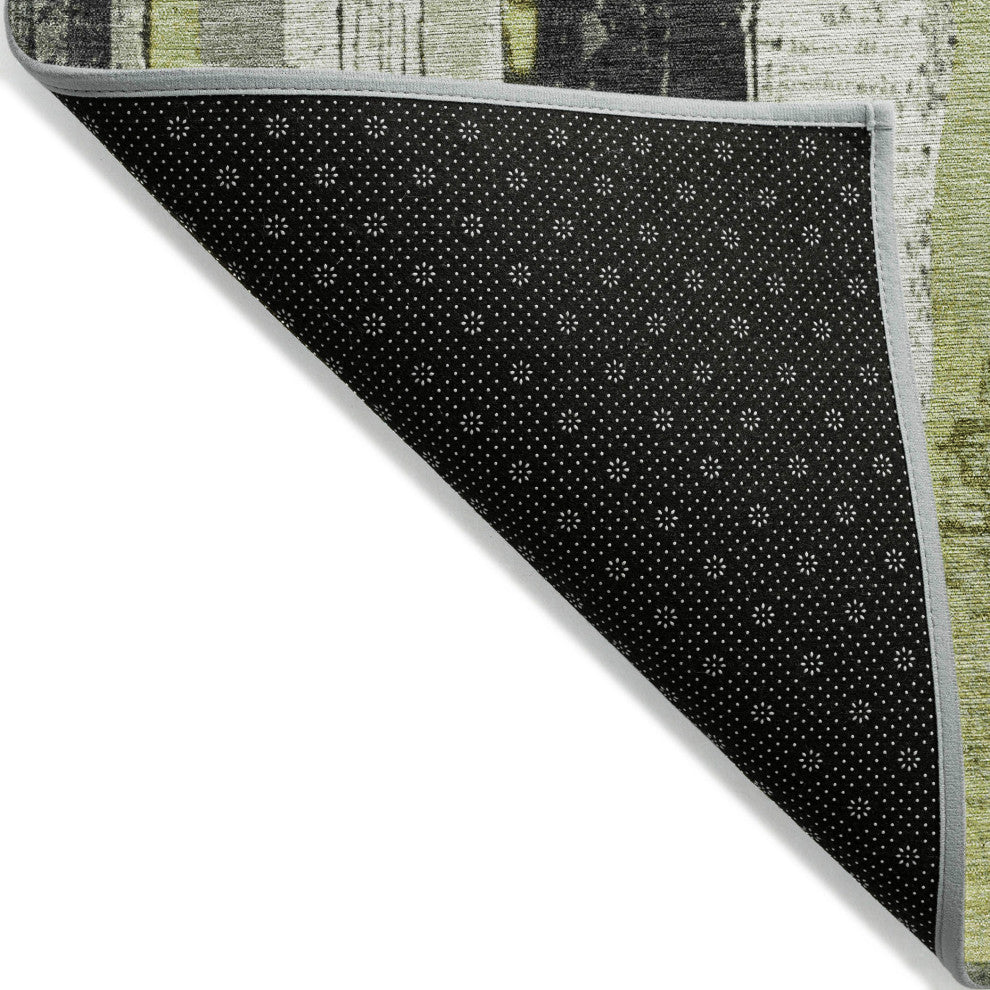 Machine Washable Indoor/Outdoor Chantille ACN1872 Aloe 2'3" x 7'6" Runner Rug