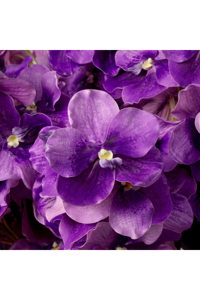 Artificial Orchids Bouquet, 24-Pieces, Eichholtz Vanda, Purple