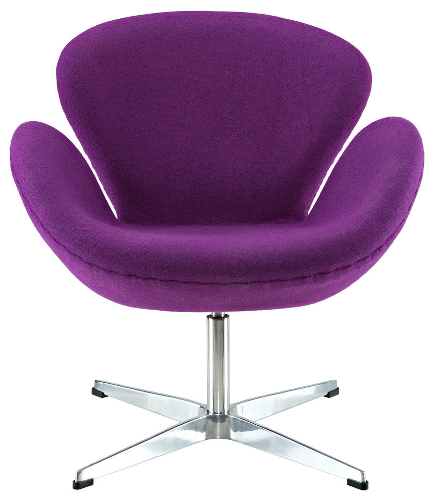 Modern Contemporary Living Room Lounge Chair Purple