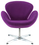 Modern Contemporary Living Room Lounge Chair Purple