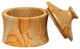 Vinca Collection Teak Stone 4" x 4" Cannister