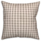 Gray Plaid 18 x 18 Spun Poly Pillow