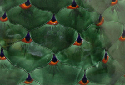 Huge Peacock Talavera Ceramic Pot
