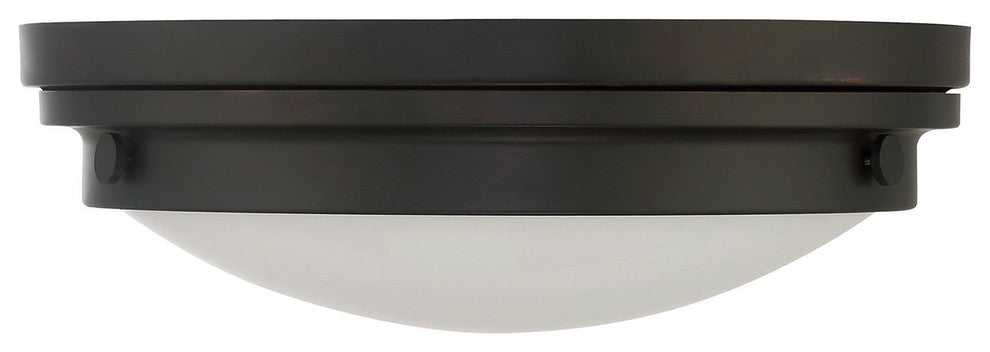 Flush Mount, English Bronze, 13.25"