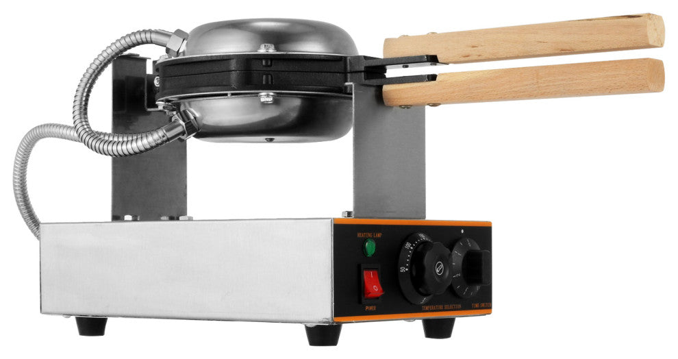 VEVOR Electric Egg Cake Oven Egg Bread Maker Waffle Stainless Steel Machine