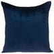Navy and Gray Dual Solid Color Reversible Throw Pillow