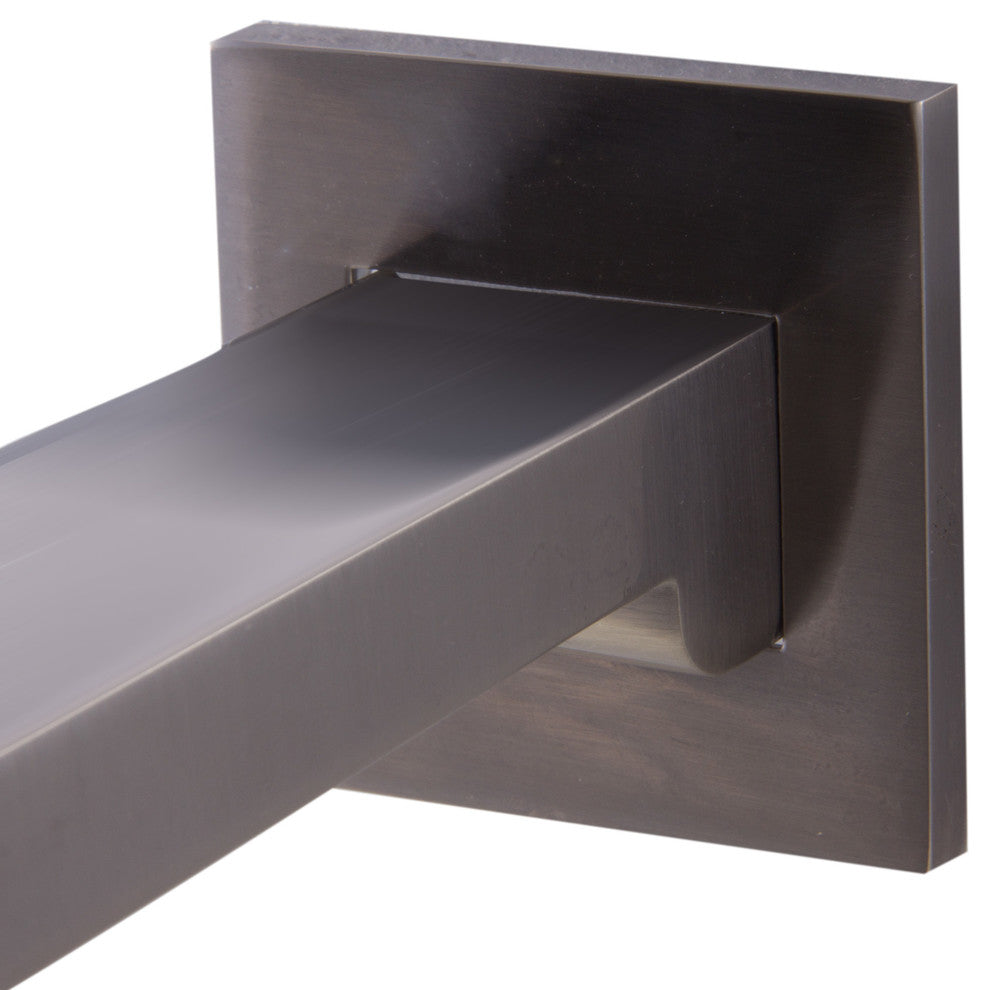 Brushed Nickel 16" Wall Mounted Square Shower Arm
