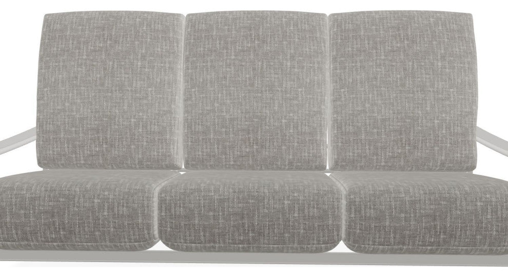 St. Catherine Deep Seat 3-Seat Outdoor Sofa, Hither Pewter/Snow