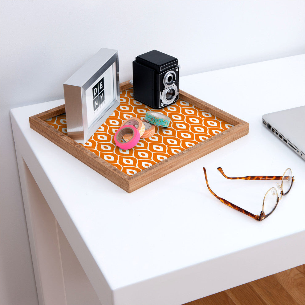 Aimee St Hill Leela Orange Square Tray