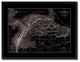 Columbia Venezuela Guianna Vintage Vivid Sepia Map Canvas, 28"x37"