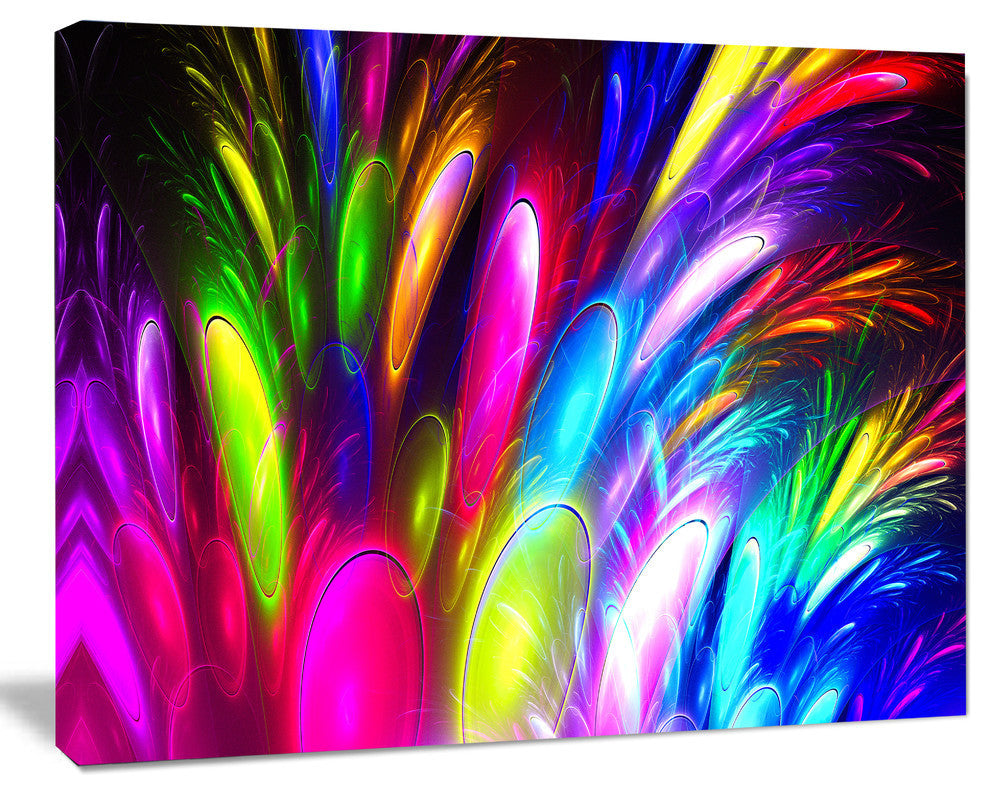 Mysterious Psychedelic Design, Abstract Canvas Art Print, 40x30