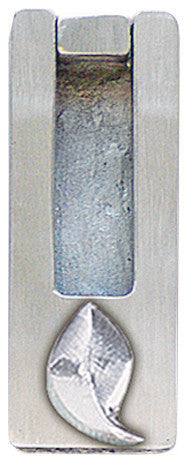Leaf Door Knocker, Vintage Pewter